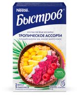 Изображение товара Хлопья овсяные «Быстров» без варки Тропическое ассорти, 175 г