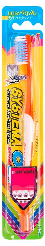 Изображение товара Зубная щетка Lion Systema Medium Head с V-образной щетиной