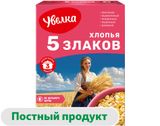 Изображение товара Хлопья пятизерновые «Увелка» тонкие, 350 г