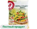 Изображение товара Овощная смесь Перец болгарский АШАН Красная птица сладкий резаный замороженный, 400 г
