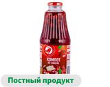 Изображение товара Компот АШАН Красная птица из вишни, 1 л