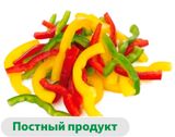 Изображение товара Перец болгарский сладкий АШАН Красная птица резаный замороженный, вес