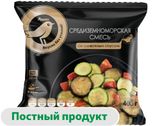 Изображение товара Овощная смесь АШАН Золотая птица Средиземноморская кабачки баклажаны болгарский перец со сливочным соусом замороженная, 400 г