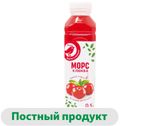Изображение товара Морс АШАН Красная птица клюквенный, 500 мл