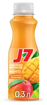 Изображение товара Нектар J7 Манго с мякотью, 300 мл