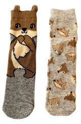 Изображение товара Носки детские InExtenso антискользящие бежевые, р.12/13-13/14