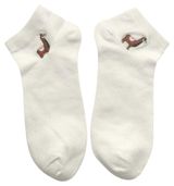 Изображение товара Носки женские укороченные белые, р 38-42