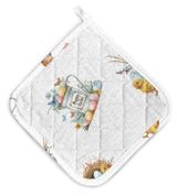 Изображение товара Прихватка «Лен Наш» Пасха цыплята, 18х18 см