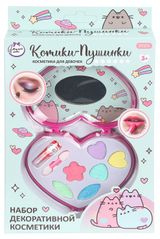 Изображение товара Набор косметики для девочек «Милая Леди» Котики-пушинки, (тени+помада+апликатор)