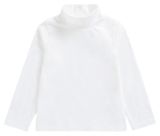 Изображение товара Футболка для девочки Mothercare с длинным рукавом белая, р.86-140
