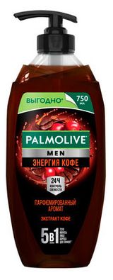 Изображение товара Гель для душа Palmolive Men 5 в 1 Энергия кофе Турция, 750 мл
