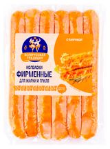 Изображение товара Колбаски полукопченые «Белорусская традиция» Фирменные с паприкой для жарки и гриля Беларусь, 300 г