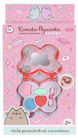 Изображение товара Набор косметики для девочек «Милая Леди» Котики-пушинки, (тени+апликатор)