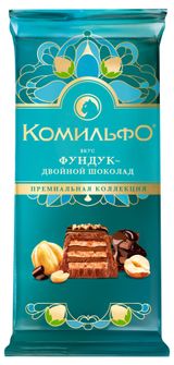 Изображение товара Шоколад «Комильфо» Фундук двойной шоколад, 102 г