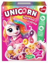 Изображение товара Готовый завтрак Unicorn Радужные колечки, 195 г