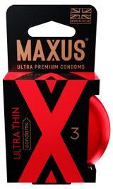 Изображение товара презервативы Maxus ultra thin ультратонкие Чехия, 3 шт