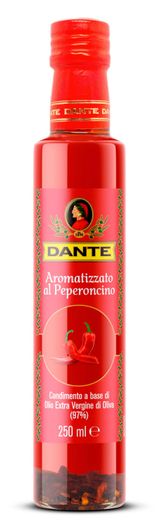Изображение товара Масло оливковое Olio Dante Extra Virgin нерафинированное с перцем чили Италия, 250 мл