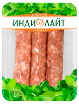 Изображение товара Купаты из индейки и говядины «Индилайт» Два мяса рубленные охлажденные, 350 г