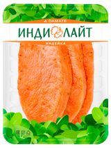 Изображение товара Стейк из филе индейки «Индилайт» в соусе барбекю, 600 г