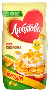 Изображение товара Хлопья кукурузные «Любятово», 600 г
