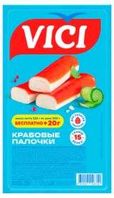 Изображение товара Крабовые палочки VICI охлажденные, 220 г