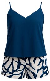 Изображение товара Пижама женская InExtenso с коротким рукавом синяя, р. S-XXL