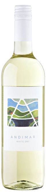 Изображение товара Вино Andimar White Dry Chardonnay белое сухое Чили, 0,75 л