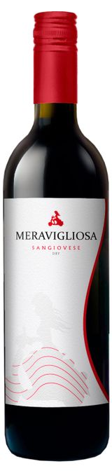 Изображение товара Вино Meravigliosa Sangiovese красное сухое Беларусь, 0,75 л
