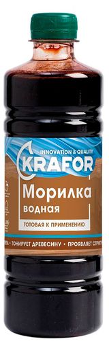 Изображение товара Морилка водная KRAFOR дуб, 500 мл