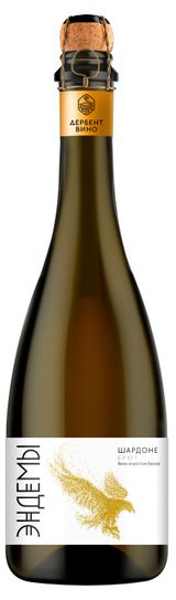 Изображение товара Игристое вино «Эндемы» Шардоне белое брют Россия, 0,75 л