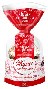 Изображение товара Кулич Пасхальный «Аютинский Хлеб» с изюмом, 130 г