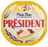 Изображение товара Сыр мягкий President Petit Бри с белой плесенью 60% БЗМЖ, 125 г