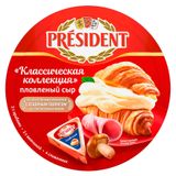 Изображение товара Сыр плавленый President Классическая коллекция треугольники 45% БЗМЖ, 140 г