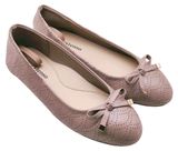 Изображение товара Туфли женские InExtenso бежевые с бантиком, 36-41