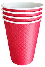 Изображение товара Стаканы бумажные одноразовые Брикс 300 мл, 4 шт