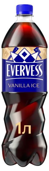 Изображение товара Напиток газированный Evervess Cola Vanilla Ice Кола со вкусом ванильного мороженого, 1 л