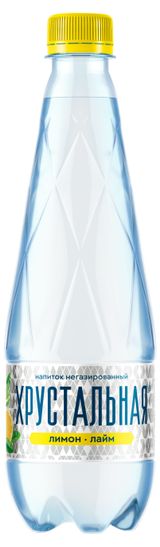 Изображение товара Напиток негазированный «Хрустальная» со вкусом лимона и лайма, 500 мл