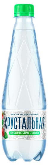 Изображение товара Напиток негазированный «Хрустальная» со вкусом земляники и мяты, 500 мл