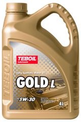 Изображение товара Масло моторное Teboil Gold L 5W-30 синтетическое, 4 л