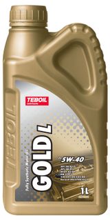 Изображение товара Масло моторное Teboil Gold L 5W-40 синтетическое, 1 л