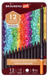 Изображение товара Карандаши художественные цветные BRAUBERG Art Premiere, 12 цветов