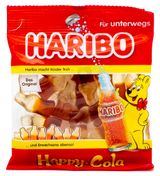 Изображение товара Мармелад жевательный Haribo Happy Cola Германия, 100 г