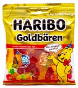 Изображение товара Мармелад жевательный Haribo Gold Bears золотые мишки Германия, 100 г