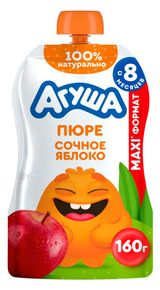 Изображение товара Пюре «Агуша» Сочное яблоко с 8 мес., 160 г