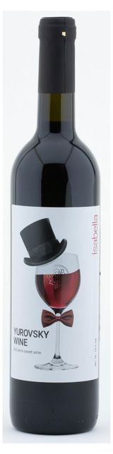 Изображение товара Вино «Винзавод Юровский» Лизабелла красное полусладкое Россия, 0,7 л