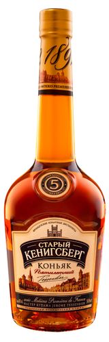 Изображение товара Коньяк «Старый Кенигсберг» пятилетний Россия, 0,5 л