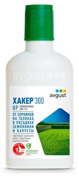 Изображение товара Гербицид от сорняков на газонах Avgust Хакер 300, 90 мл