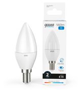 Изображение товара Лампа светодиодная Gauss 8W 6500K Е14 LED холодный белый свет, 1 шт