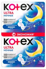 Изображение товара Прокладки Kotex Ultra night, 14 шт