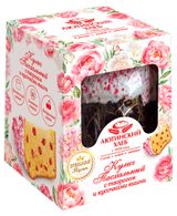 Изображение товара Кулич Пасхальный «Аютинский хлеб» Премиум творожный с вишней , 250 г